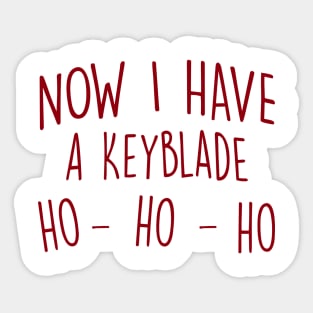 Now i have a Keyblade Sticker
